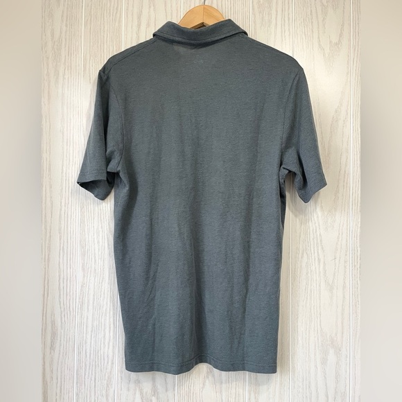 Haggar Polo Shirt Men's Moss Green Color Blend Cotton Blend Size S NWT - Picture 3 of 3